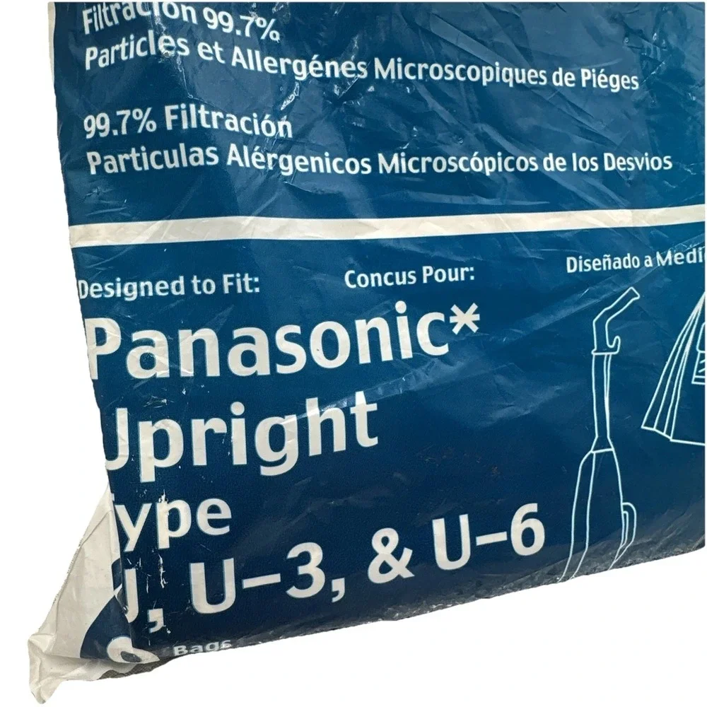 6 EnviroCare Micro Filtration Vacuum Bag Panasonic‎ Upright Type U-1 U-3 U-6